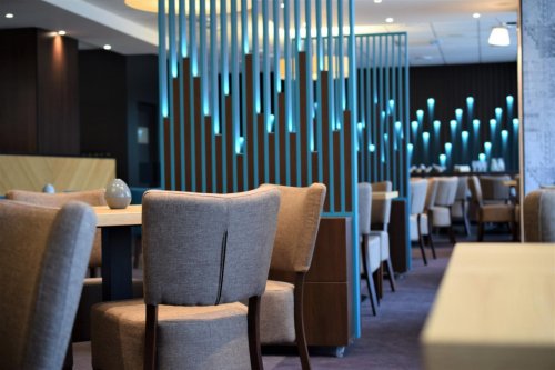 Interiér Á la carte reštaurácie v hoteli Sitno