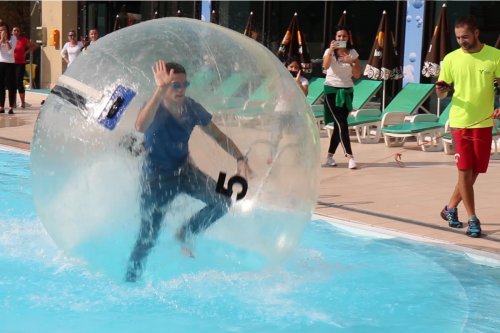 Aquazorbing v hoteli Sitno