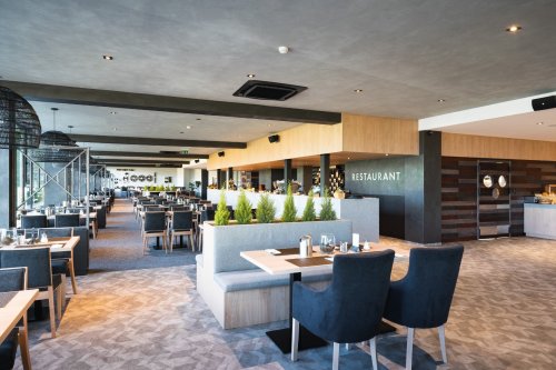 Interiér reštaurácie Park v hoteli Atrium