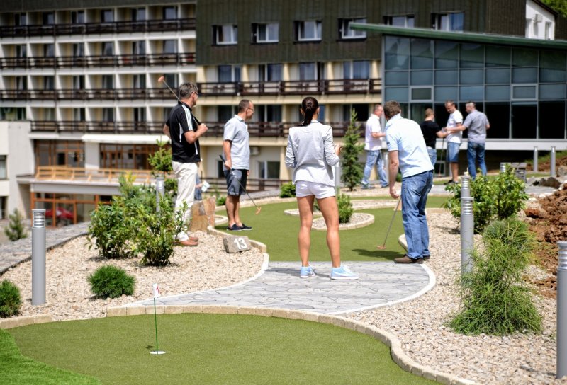 Adventure golf v hoteli Sitno